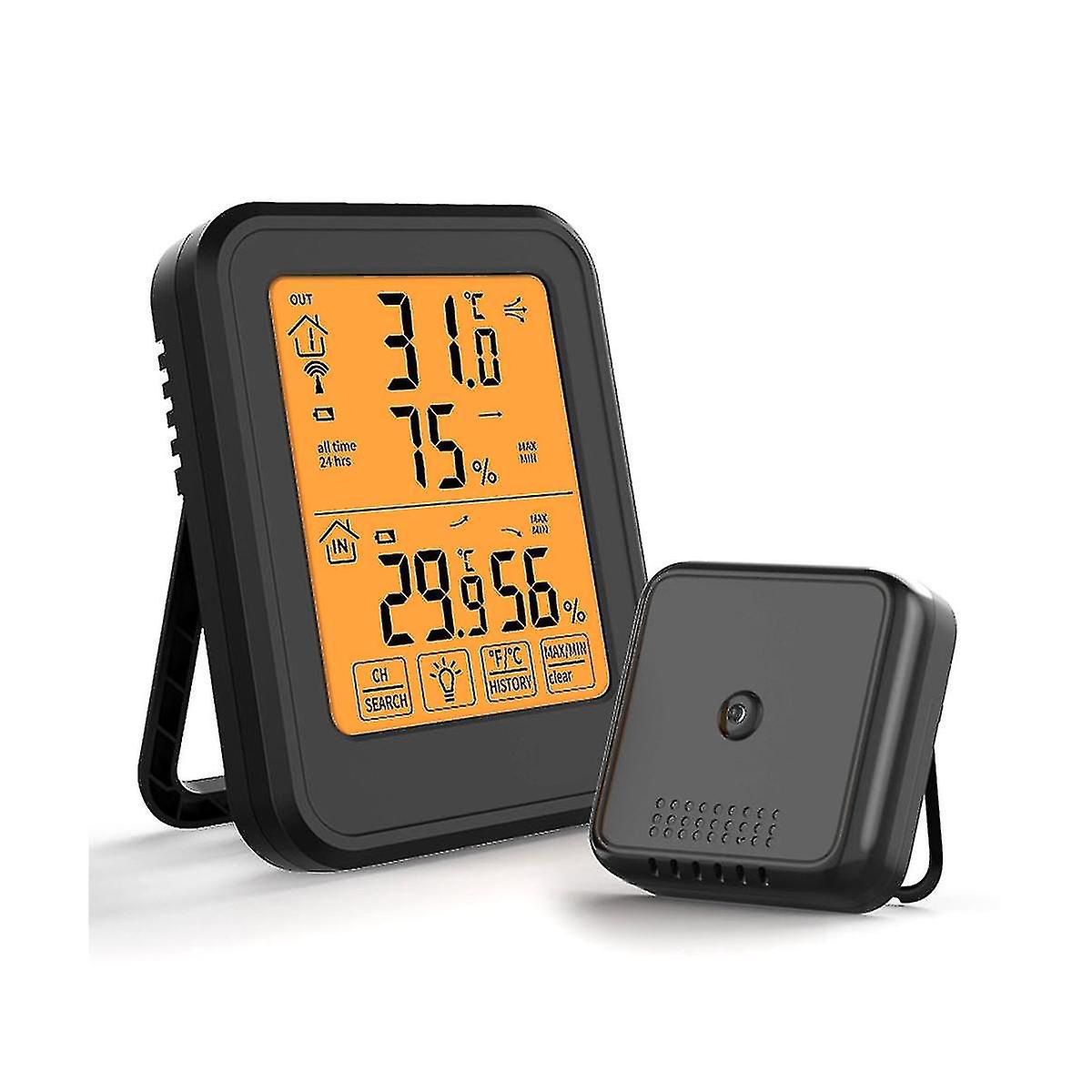 Digital Temperature And Humidity Meter Intelligent Touch Screen Led Temperature Recorder Electronic