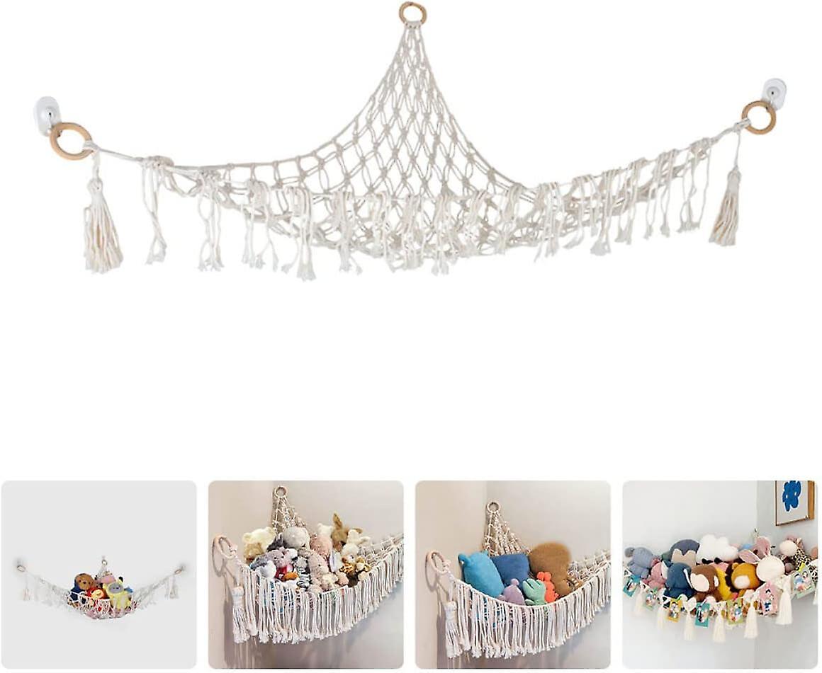 Net Hammock for Storing Stuffed Animals Type 1 86*86*110cm