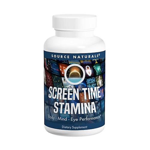 Source Naturals Screen Time Stamina, 30 Tabs (Pack of 1)