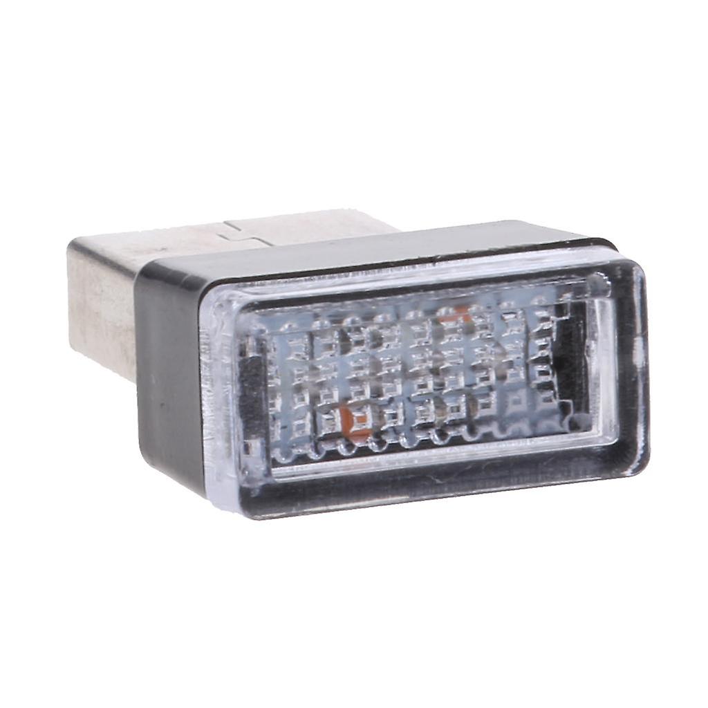 USB LED Car Interior Atmosphere Light Illumination Decoration Light blue