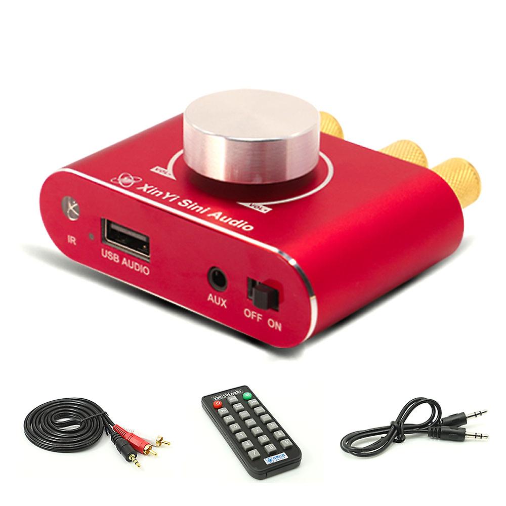 50w+50w Bt 5.1 Wireless Audio Power Amplifier Portable Sound Amplifier Speaker