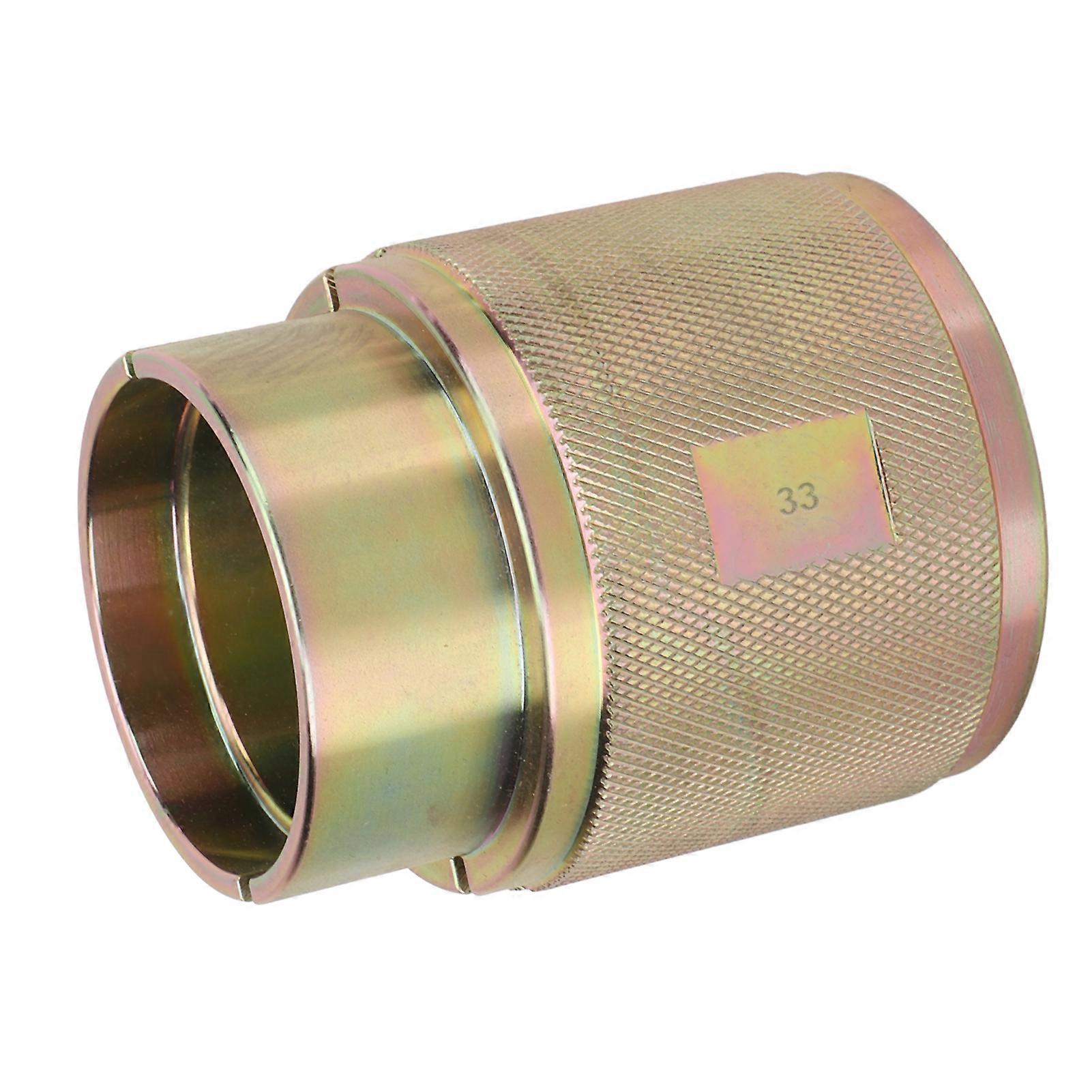 Motorcycle Inverted Fork Oil Seal Driver Tool Carbon Steel Split Design Universal for Replacing Installing 33mm/1.30in