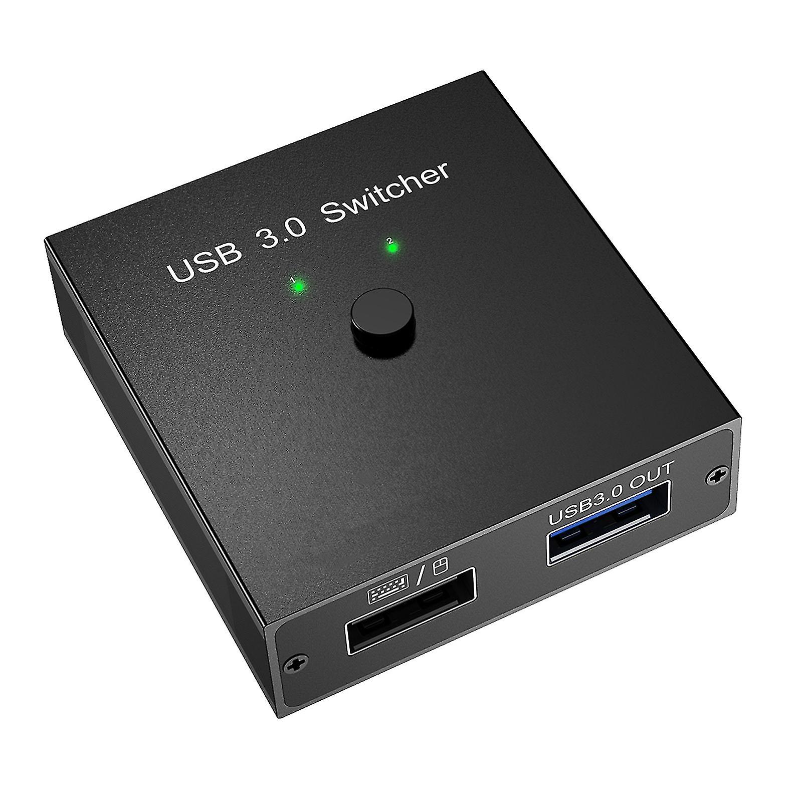 Usb 3.0 Switch 2 Pc Usb Switch Selector Usb Switcher Box Usb Sharing Switch