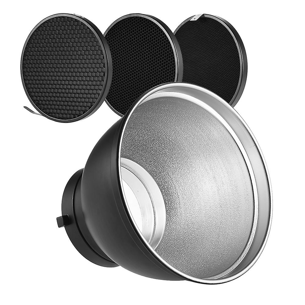 7 Inch Standard Reflector Diffuser Lamp Shade Dish with for Bowens Mount Studio Strobe Flash Light S