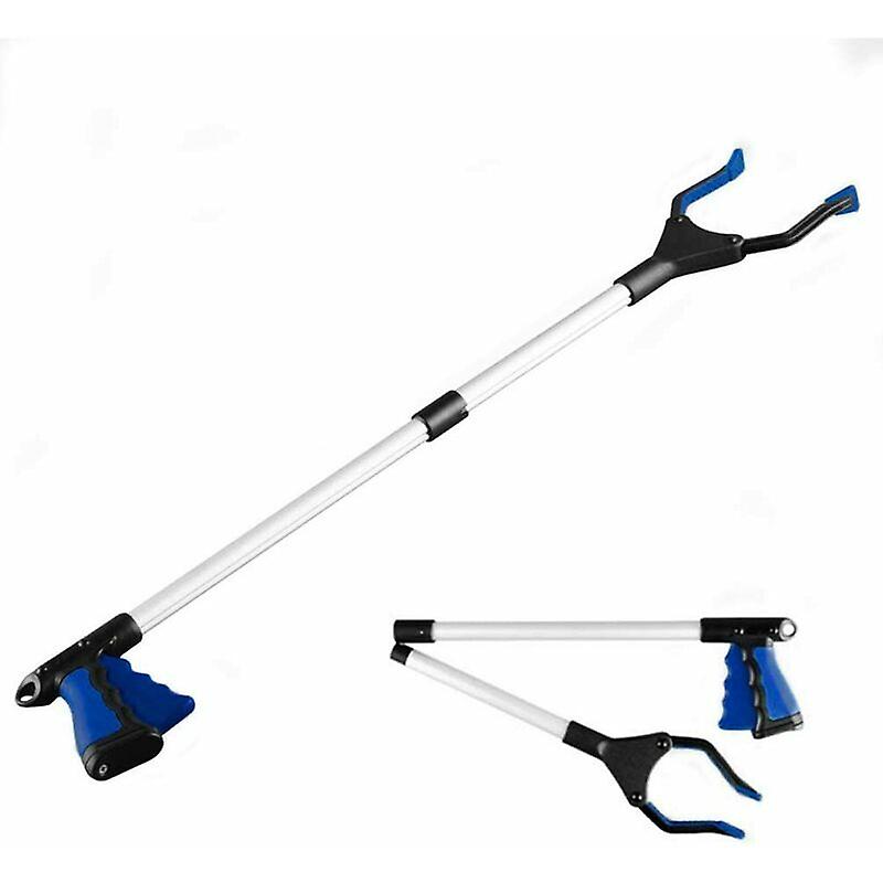 Trash Grabber or Object Pickup Tongs, Pickup Tools, Foldable Garden Grip, Extra Long, Lightweight and Convenient for Collecting Trash and Garden Waste