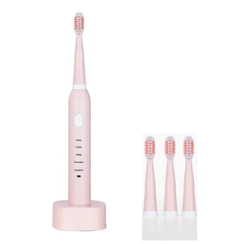 Soft Bristle Usb Charging Sonic Vibration Adult Electric Toothbrush Home Portable