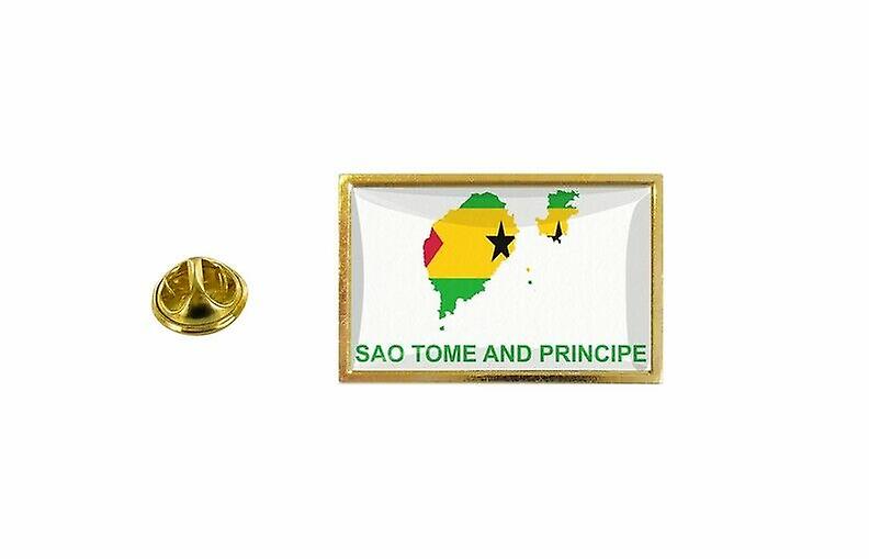pine pine pine badge pine pin-apos;s country flag map STP sao tome principle