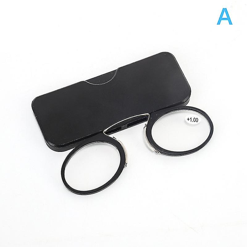 Stick On Phone Mini Clip Nose Bridge Reading Glasses Ultra Thin Reading Glasses