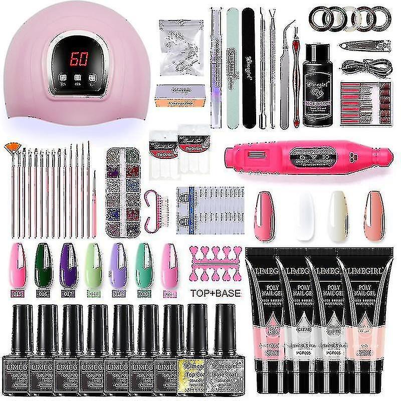 Nail Extensions Set Light Therapy Nail Polish Set