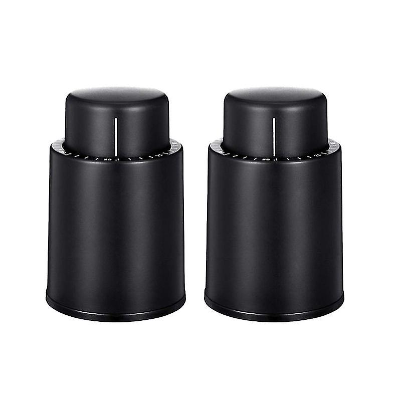 2pcs Press-type Wine Stopper
