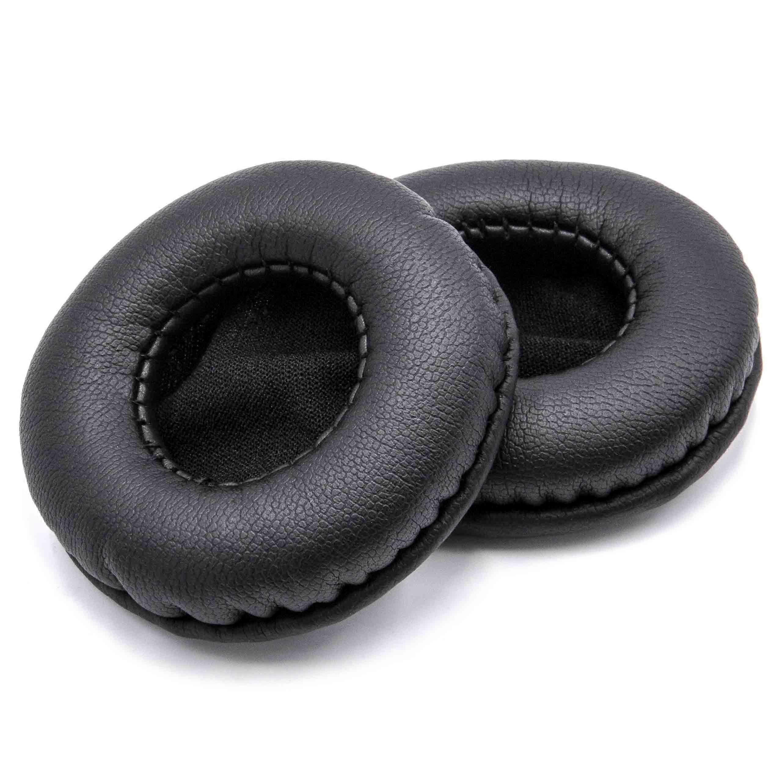 Vhbw 2x Coussinets d’oreille compatibles avec GN Netcom Jabra GN2000 Casque d’écoute, polyuréthane noir