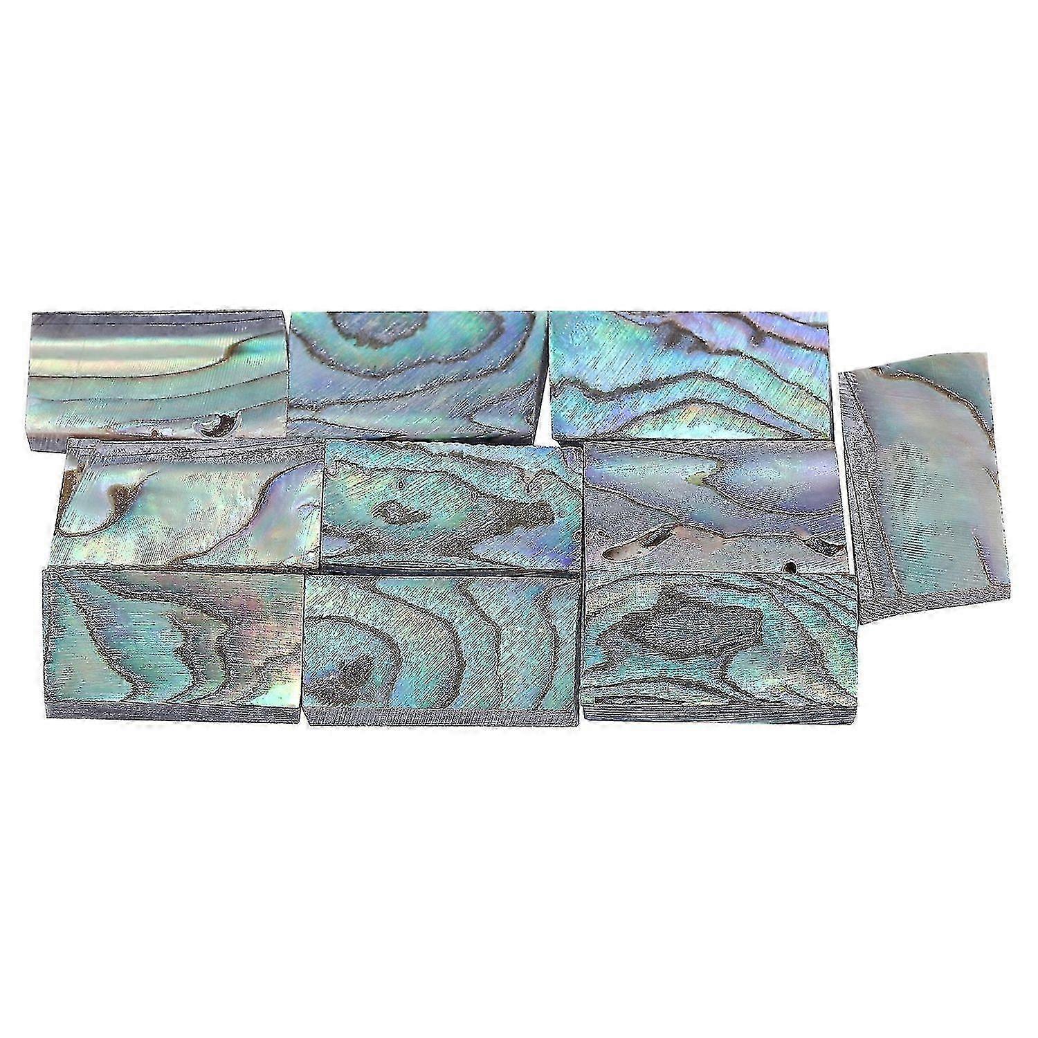 10pcs Abalone Shell Inlay Natural Guitars Inlay Material Guitar Fretboard Inlays Materials