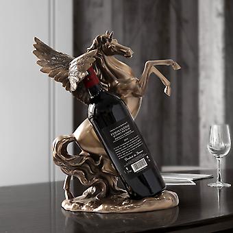 Figur Pferd Aus Harz – Geflochtene Statue, 18,5x8,5x23,5 Cm, Weiß, Deko Für Schreibtisch, Wohnzimmer, Geschenk