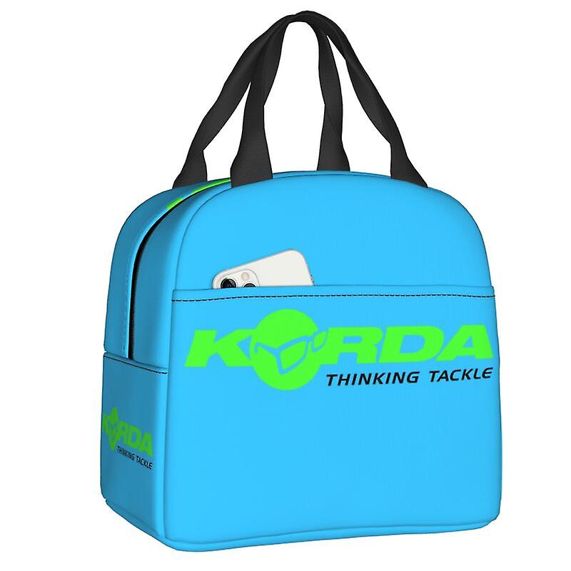 Kordas Fishing Logo أكياس غداء معزولة حرارية حاوية غداء نسائية للتخييم في الهواء الطلق تخزين السفر لصندوق بينتو