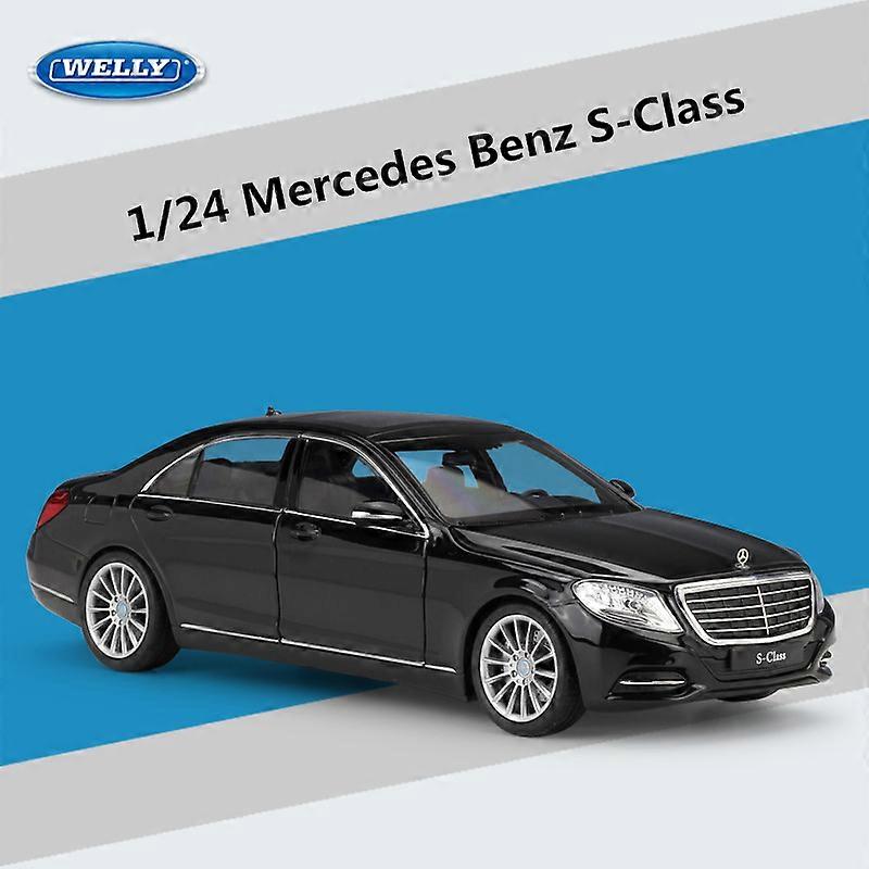 1:24 Mercedes  S-Class S500 Alloy Car Model Diecast Metal Toy Vehicles Car Model High Simulation Collection Kids Gifts