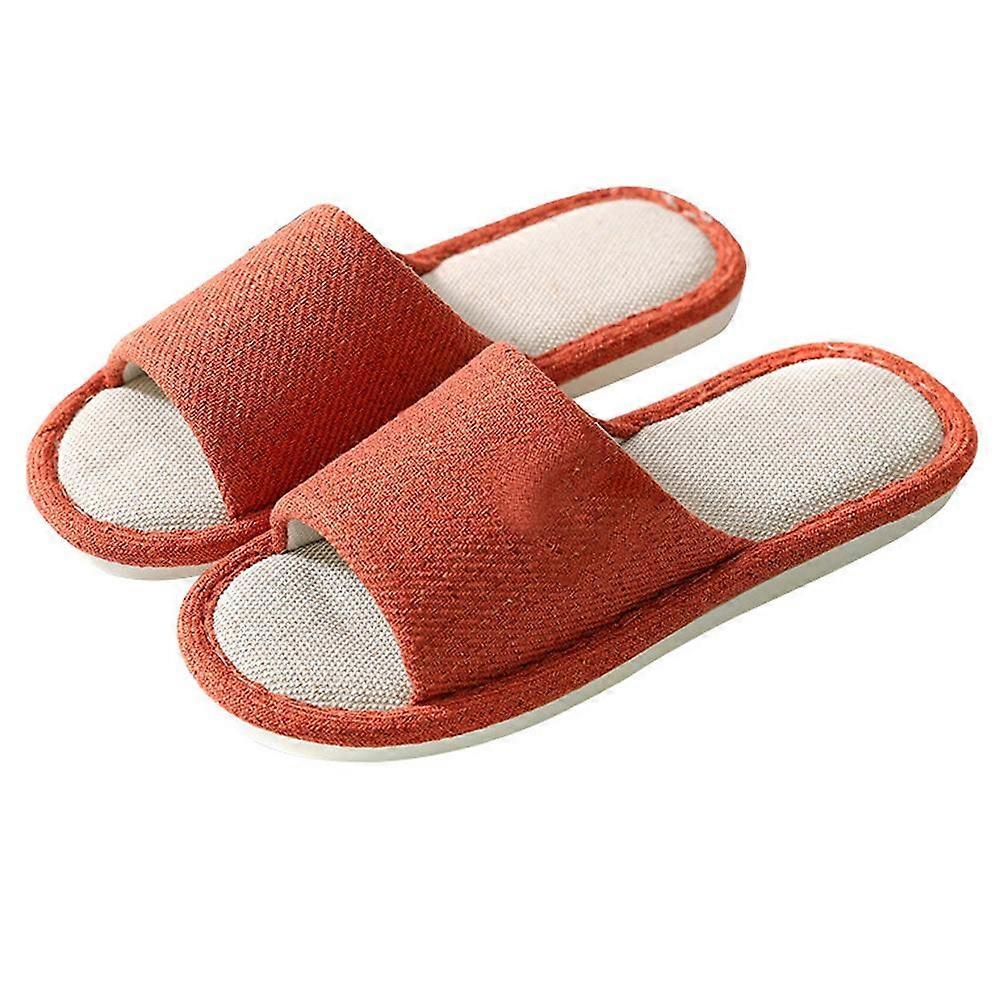 Open toe slipper with memory foam, soft indoor slipper for comfort