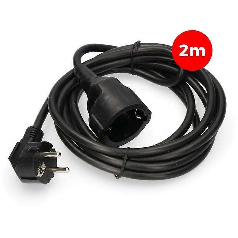 Electrical Extension Cable 3x1.5mm T/Tl 2m Black Edm