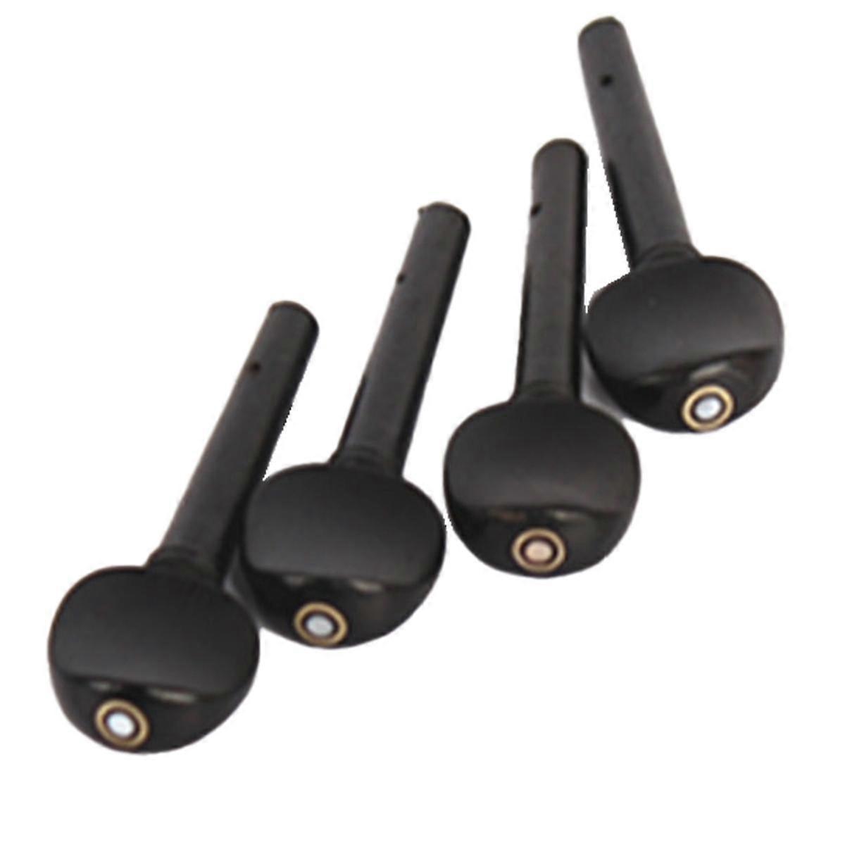 Violin Ebony Pegs with Fisheyes Violin Tuners Violin Accessories 4/4
