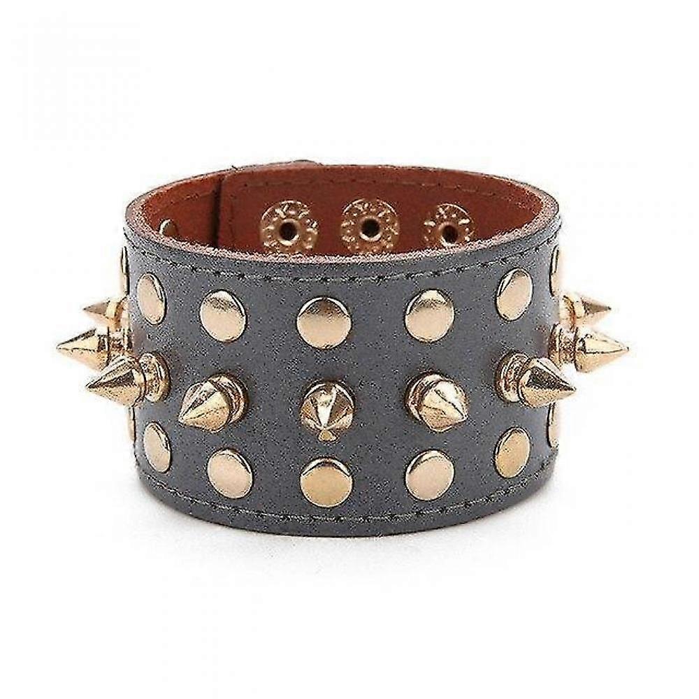 Rock Punk Leather Bracelet
