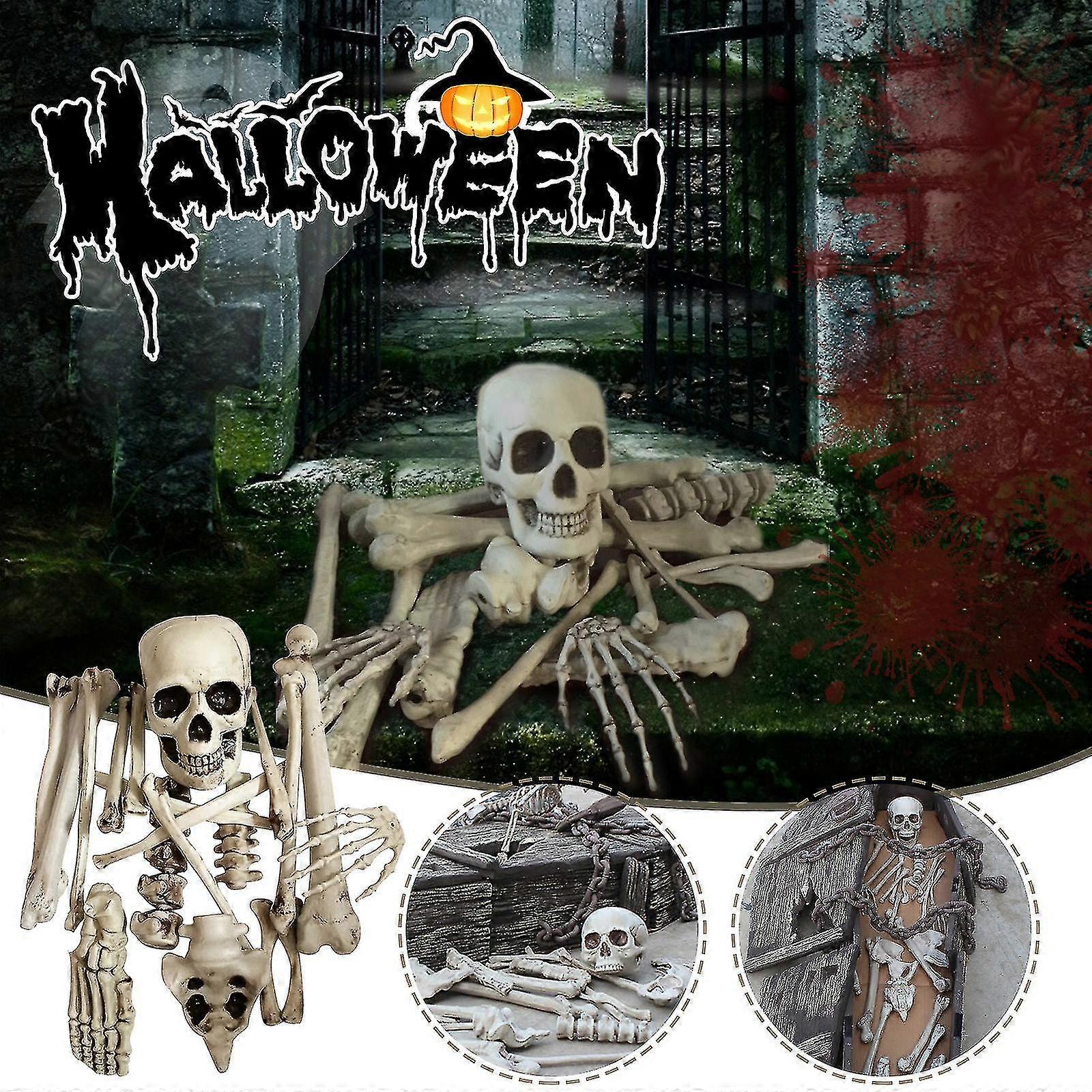 Halloween Decor Halloween Skeleton Simulation Human Skeleton Set Props Decoration