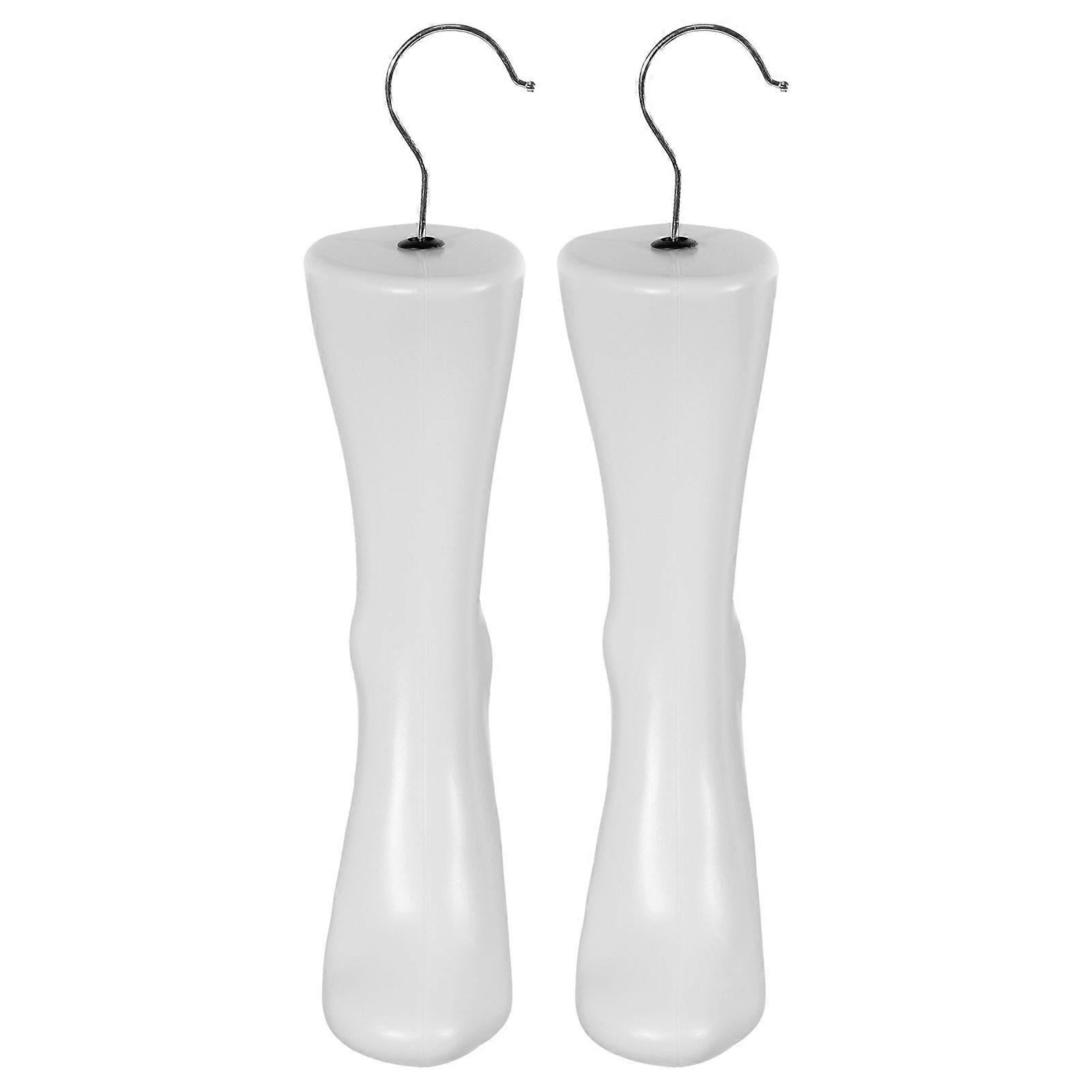 2pcs Foot Model Sock Foot Models Hanging Foot Display Holder Socks Display Stand for Display (Female Style)
