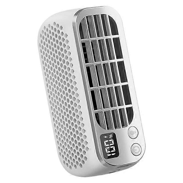 Portable Bladeless Coog Fan Night Usb Rechargeable With 5 Wind Speeds 2 Light Modes For Outdoor Camping
