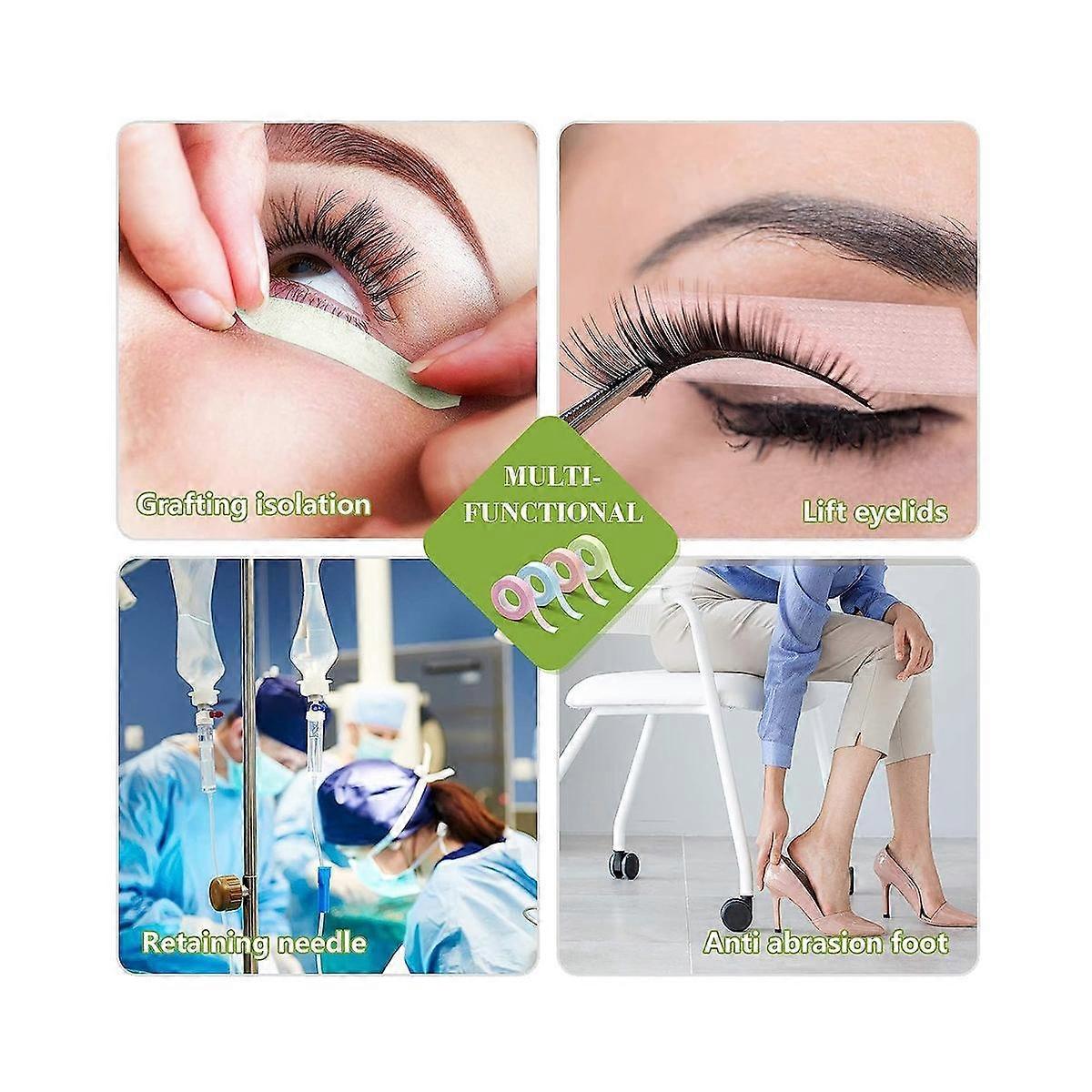 24 Rolls Eyelash Tape Adhesive Breathable Fabric Tape Eyelash Grafting Tape Makeup Lash Tape for Eyelash Extension