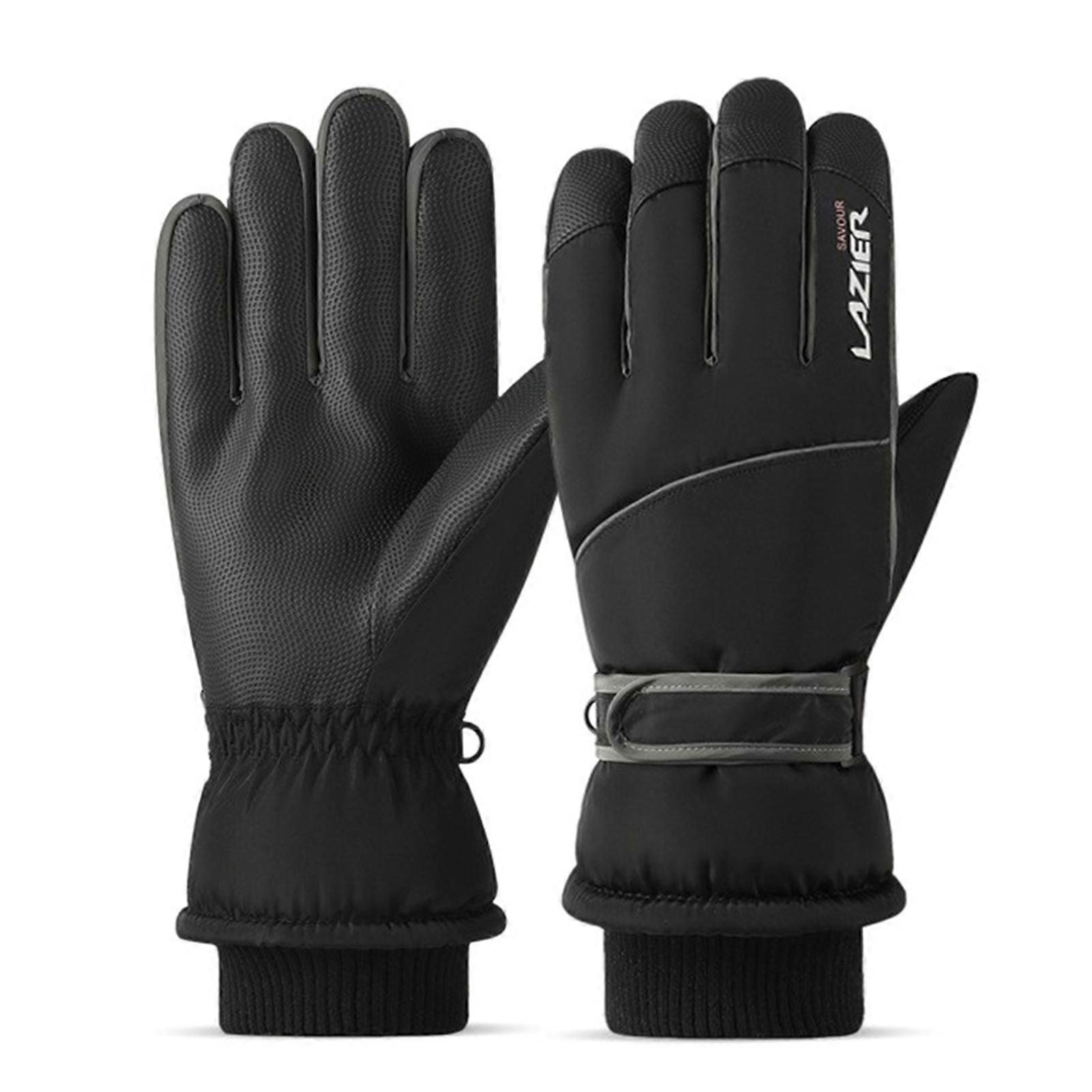 Winter Ski Gloves - Thick, Windproof, Waterproof and Touchscreen for Riding