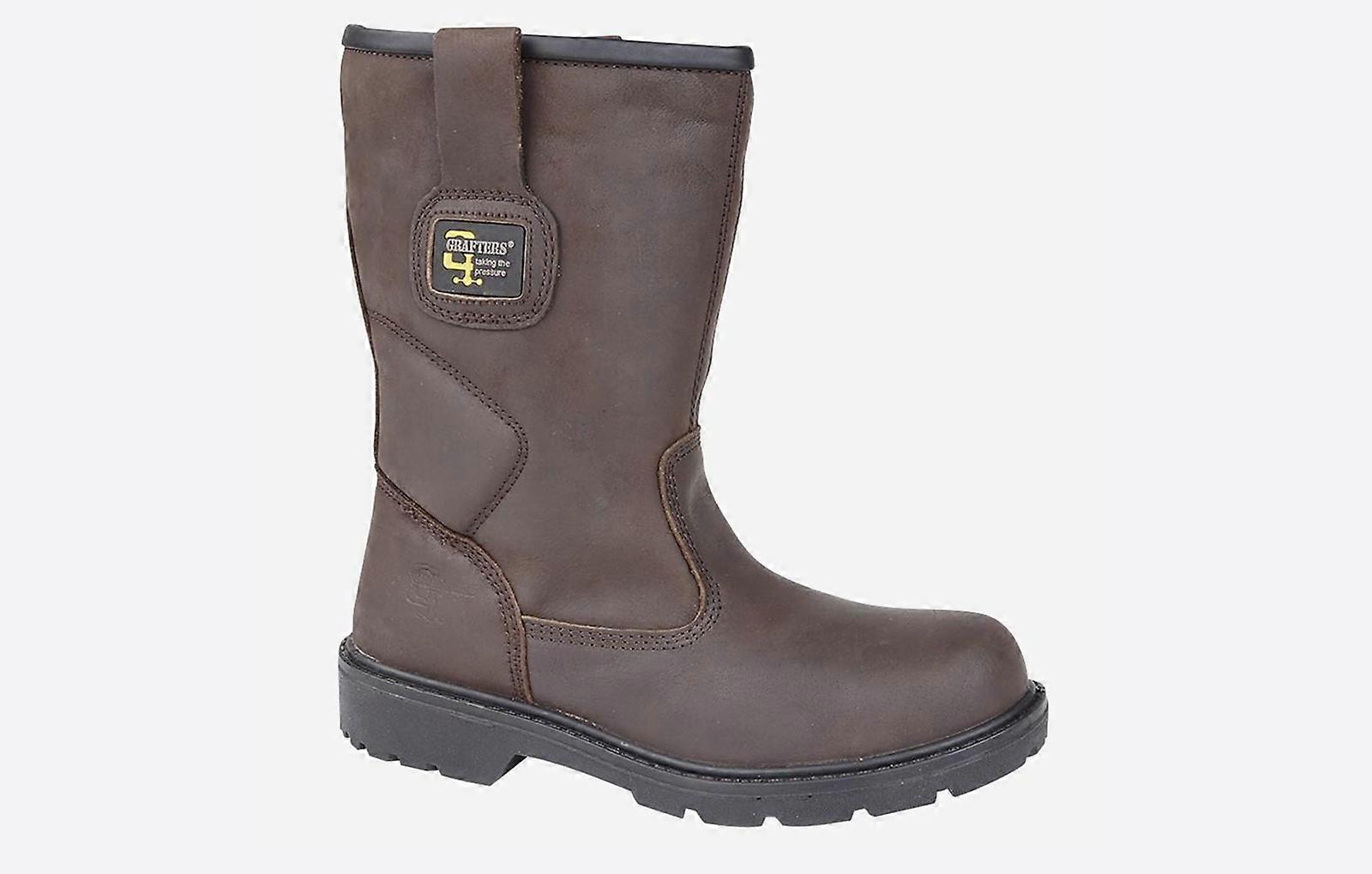 Grafters Chandler Waterproof Safety Rigger Brown