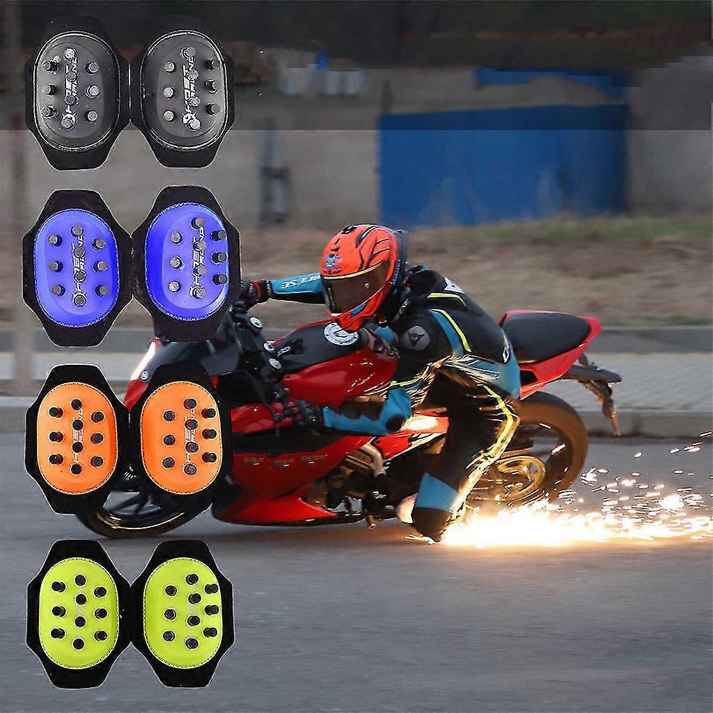 Sichere Knieschützer Protektor Motorrad Biegung Artefakt Schleiftasche Schieberegler Spark