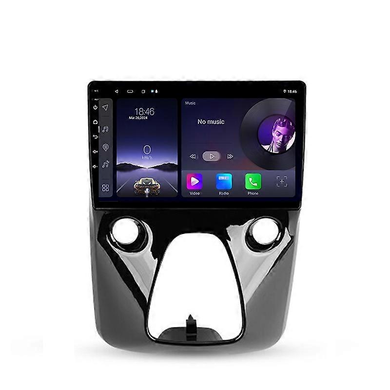 Car Radio For Peugeot 108 Toyota Aygo B40 2014-2021 Multimedia Video WIFI Navigation GPS