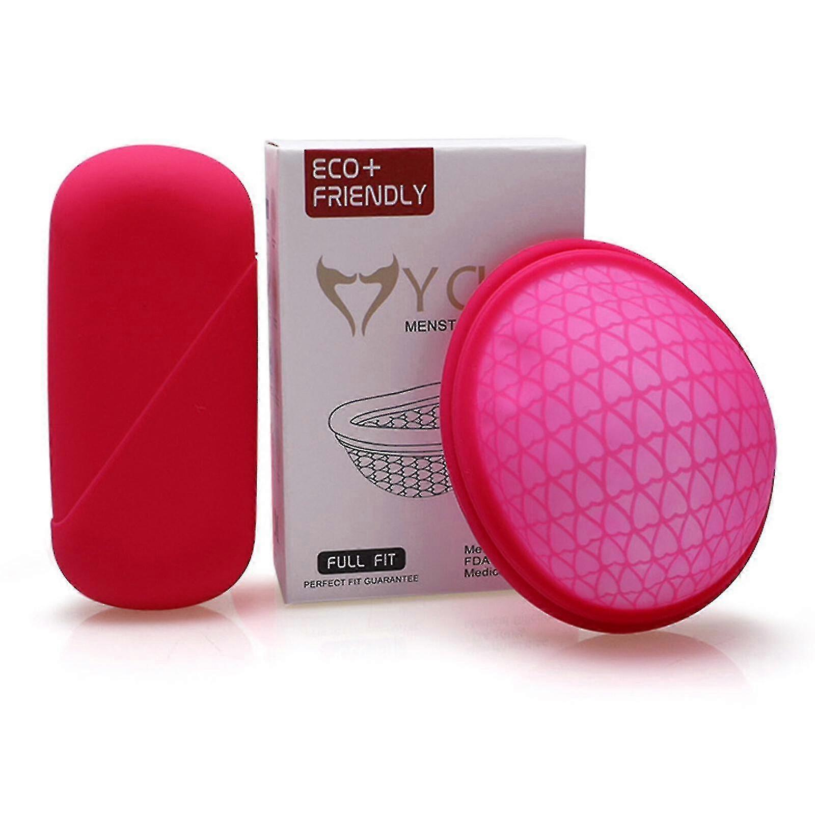2pcs -ecoblossom Reusable Menstrual Disc - Set Of 2 Menstrual Cup W/ce Fda