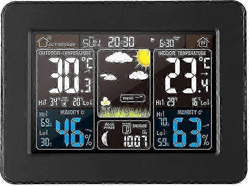 Wireless Weather Station With Alert And Temperature/humidity/barometer/alarm-Yvan