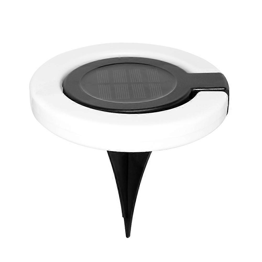 17 LED Folding Round Solar Ground Lamp Automatic Lighting Night Lamp for Courtyards Lawns