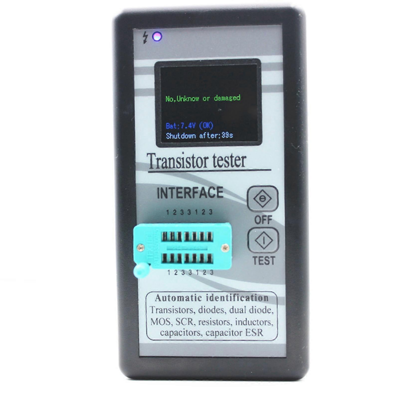 M328 Digital Transistor Tester Capacitance Resistance Inductance Meter Tool NEW