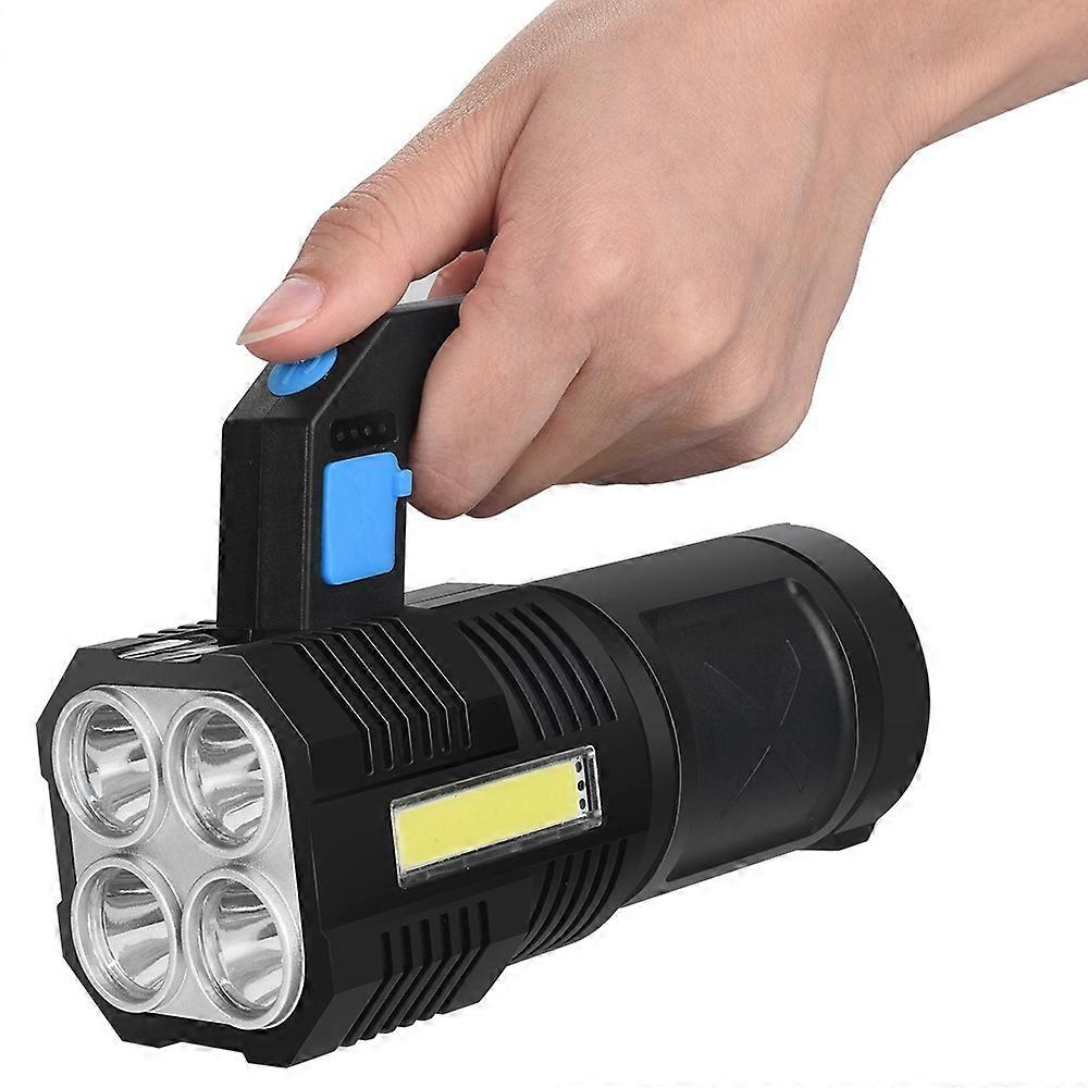 High Powered Flashlight USB Rechargeable Searchlight Outdoor Waterproof Portable Led Lamp