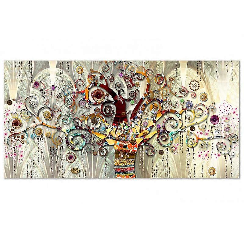 The Tree Of Life Modern Table Decoracion Mural Abstract Colorful Art Room 120*60cm,2024 Ping