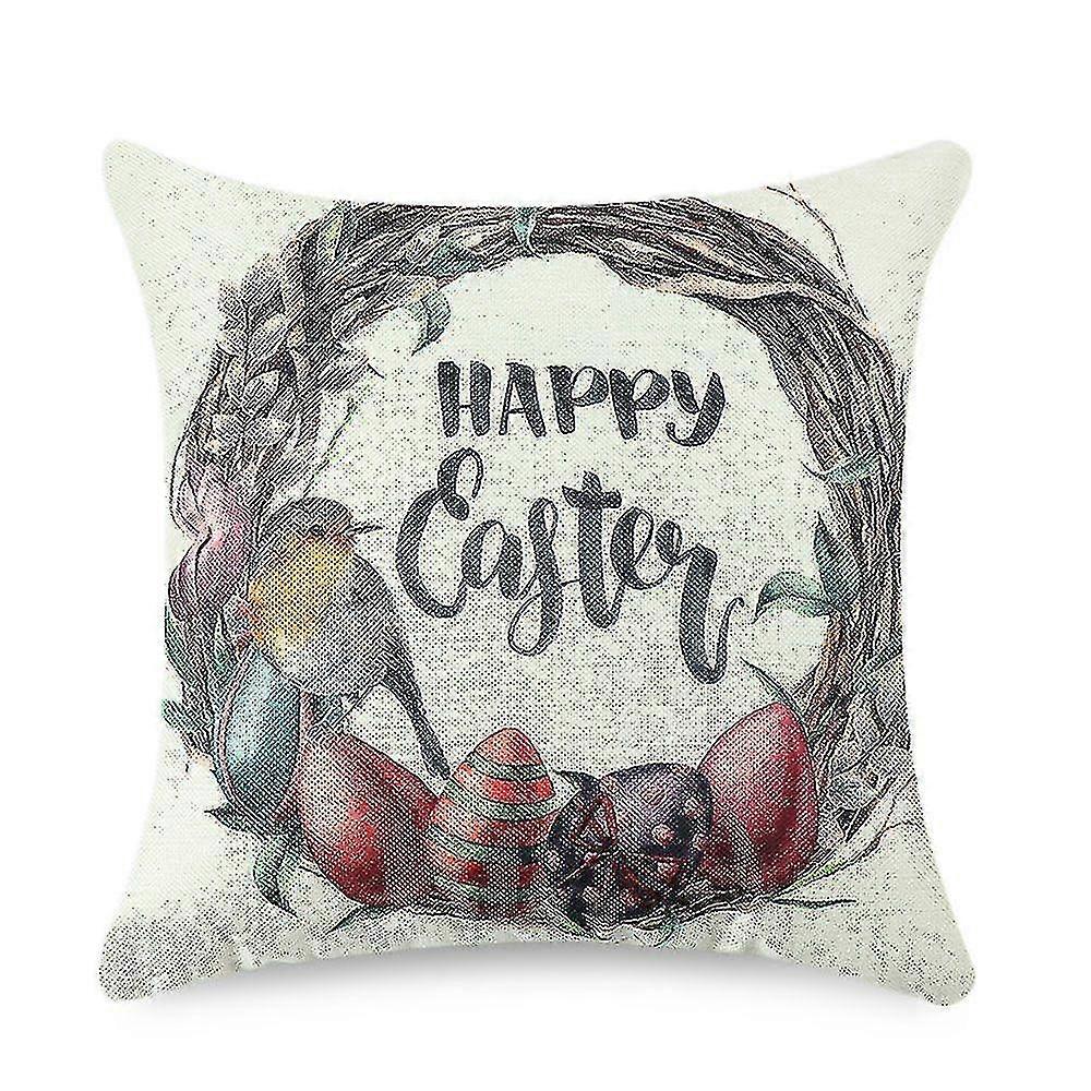 Home Decor Spring Pillow Covers Couch Sofa Easter Pillowcase Throw Pillow Covers