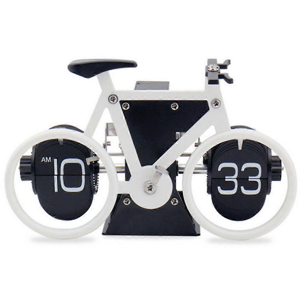 Retro Small Balance Clocks Automatic Page Turning Insípido Desktop Clock Knob