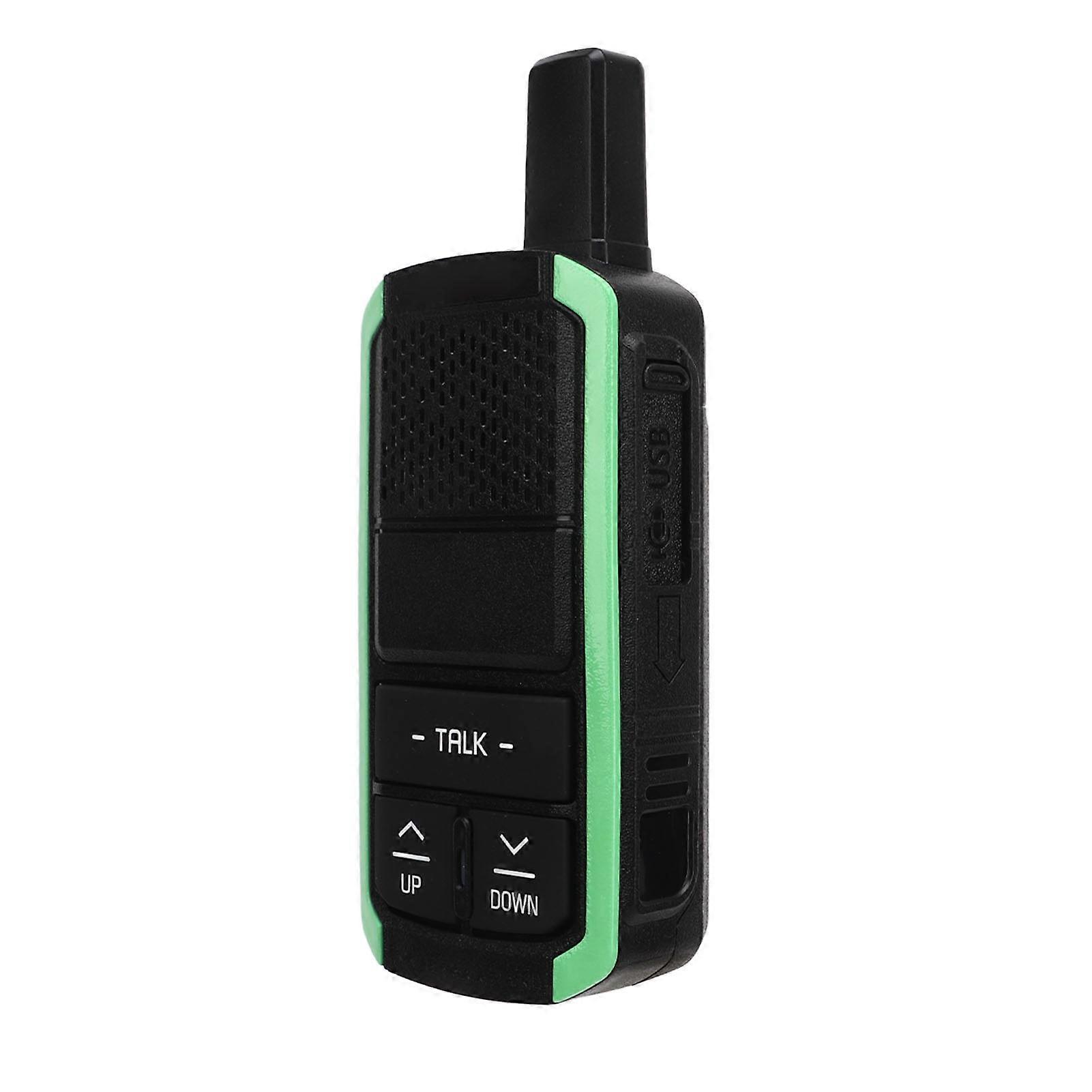 Wireless Walkie Talkie 3W 400470MHz Tow Way Radio Rechargeable Suitable for Restaurant Shopping Mall Hotel Security US Plug
