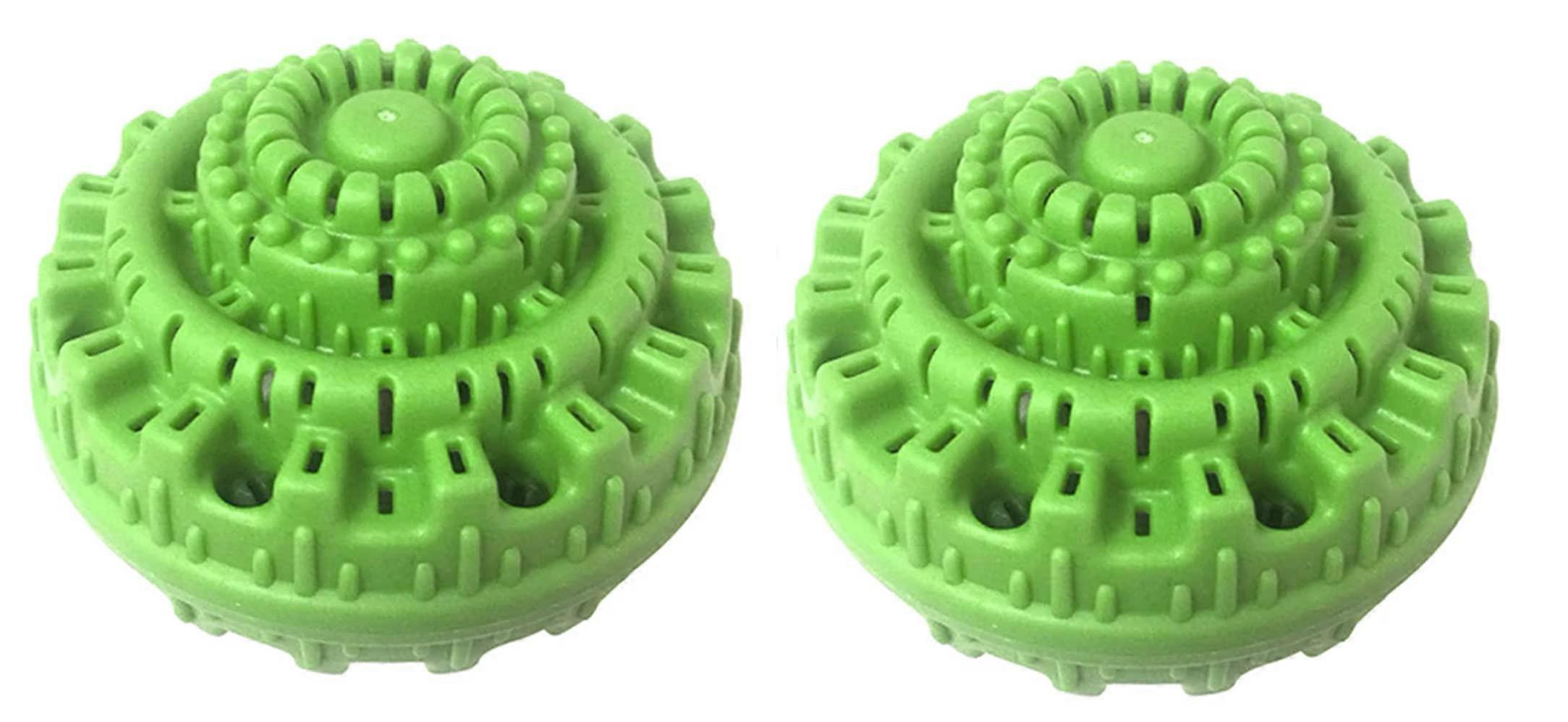 Pair of Reusable Eco Washing Balls - Anion Molecules - No Detergent Needed