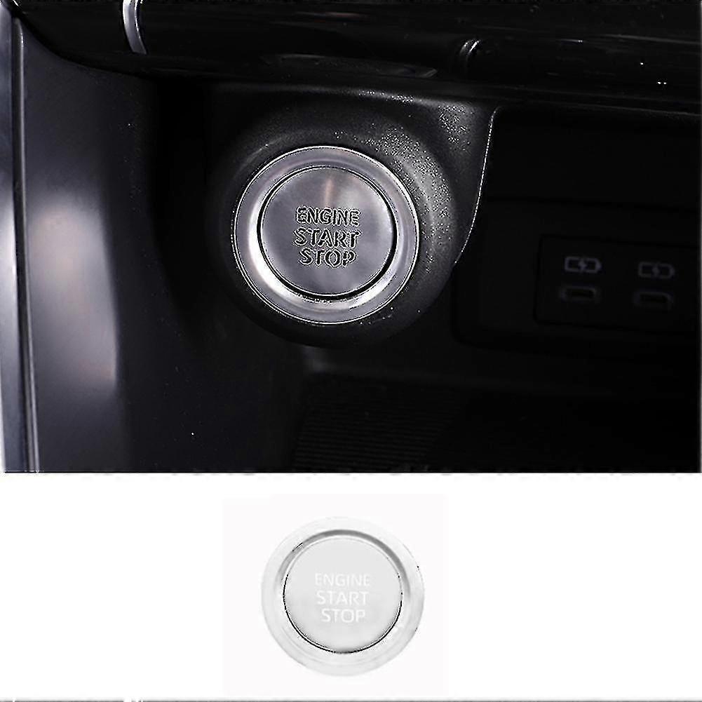 Compatible With Toyota Harrier Car Engine Start Switch Button Sticker,red
