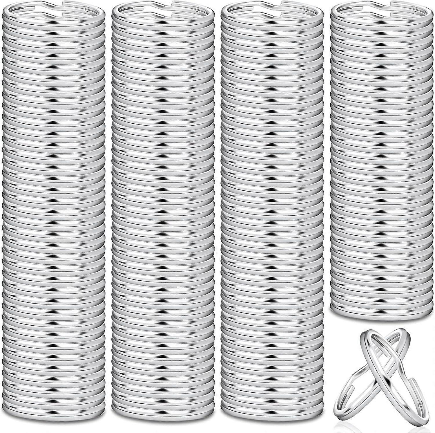 2025 Latest Model  100 Pack Keyrings, Split Key Rings Bulk for Keychain and