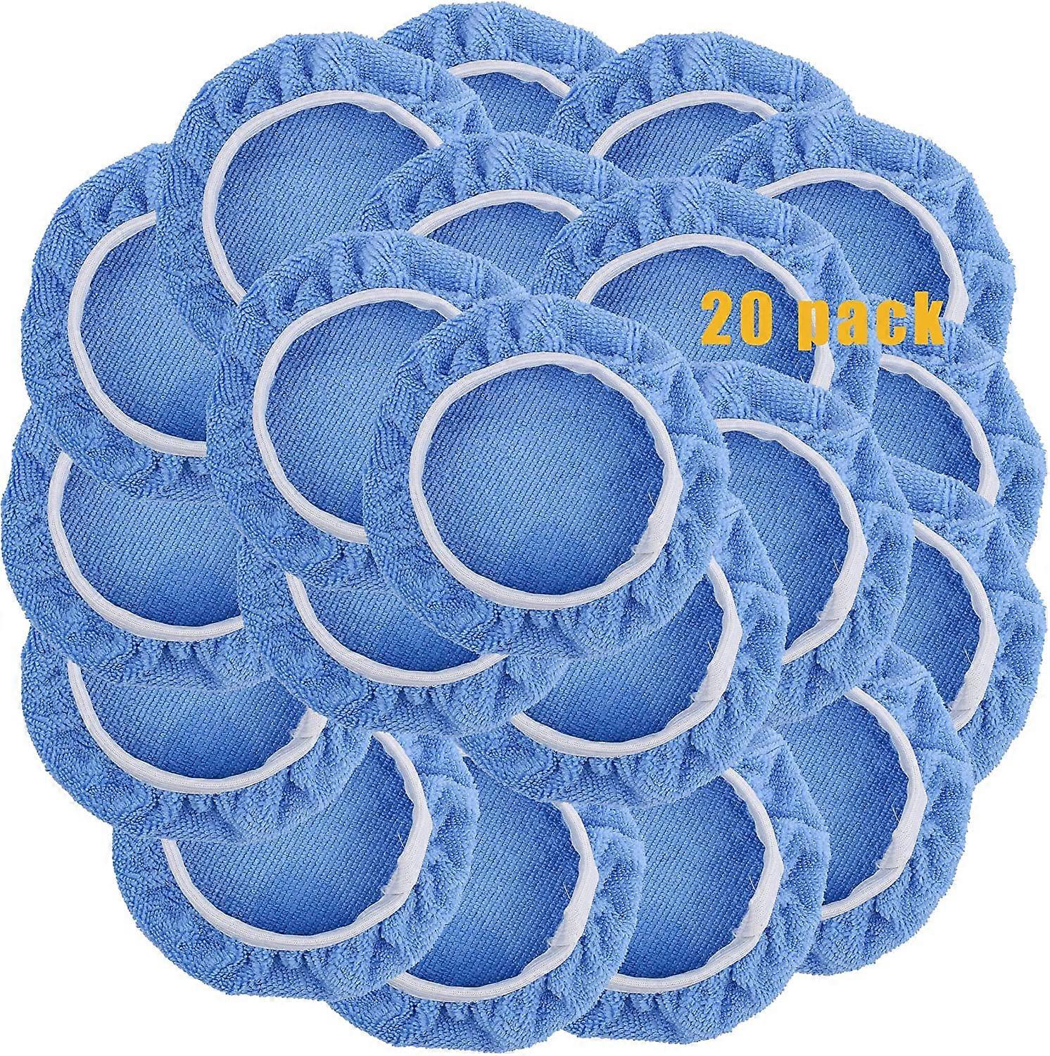 20 stuks gepolijste capuchon pads demping capuchons microvezel auto gepolijste kappen demping capuchons