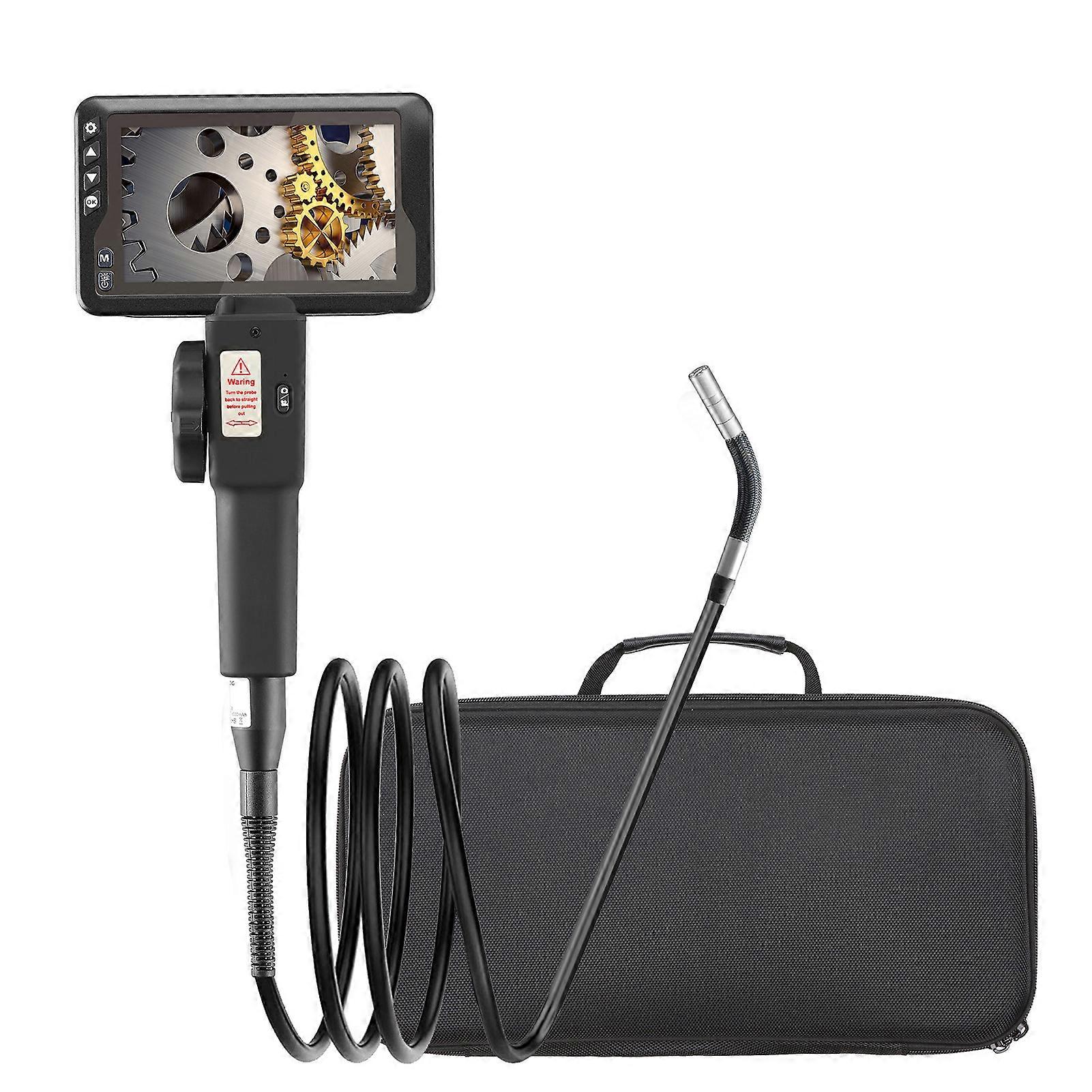 Endoscópio industrial com câmera de inspeção de endoscópio de 4,5 polegadas e 8,5 mm 1080P P Taking & Endoscópios de gravação de vídeo