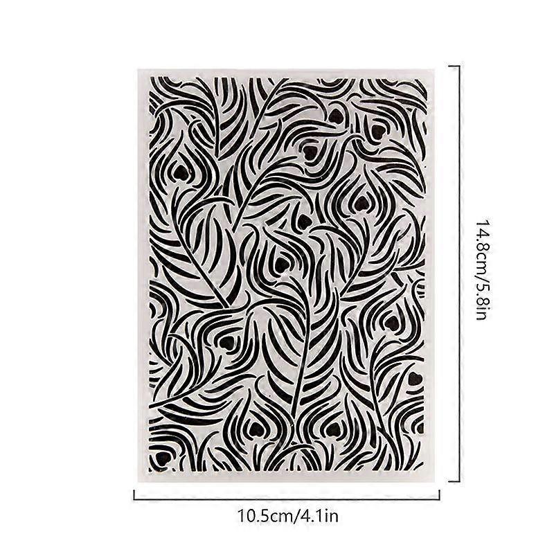 1PC 3D Texture Template DIY Scrapbooking Embossing Folder Paper Craft Flower Background Photo Album