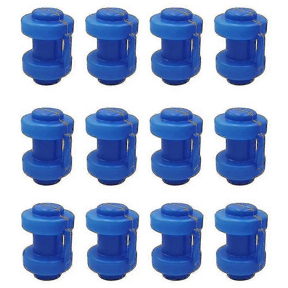 12 Pcs Trampoline Caps 25 Mm,trampoline End Caps For Attaching The Safety Net To The Net Poles Of T
