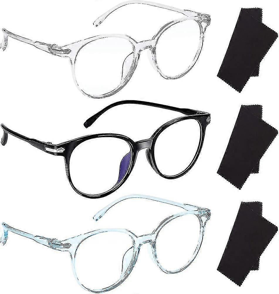 3 Pack Acsergery Gift Blue Light Blocking Glasses Anti-blue Computer Reading