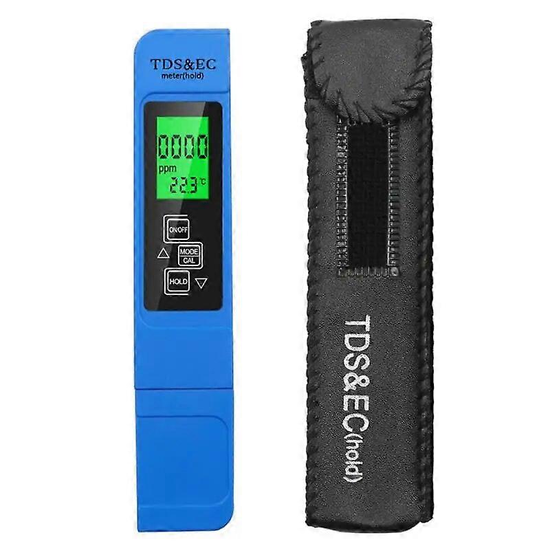 1PC Digital vannkvalitetstester Målerområde 0 9990 Multifunksjonell temperaturmåler for vannrenhet TEMP Tester Instrumenter Verktøy