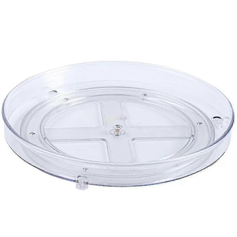 Transparent Multifunctional Rotating Rack Round Plastic Turntable -l